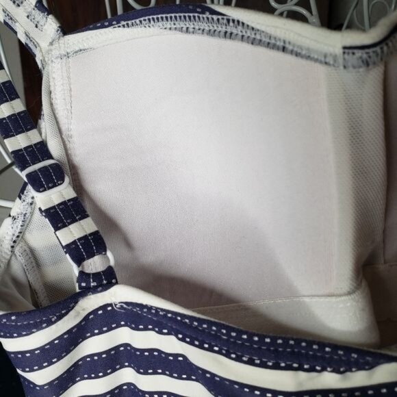 Niptuck Joanne Sorrento Stripe One Piece Swimsuit Size 4 - Picture 5 of 9